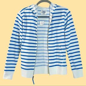 Crewcuts by J.Crew Blue & White Striped Hoodie